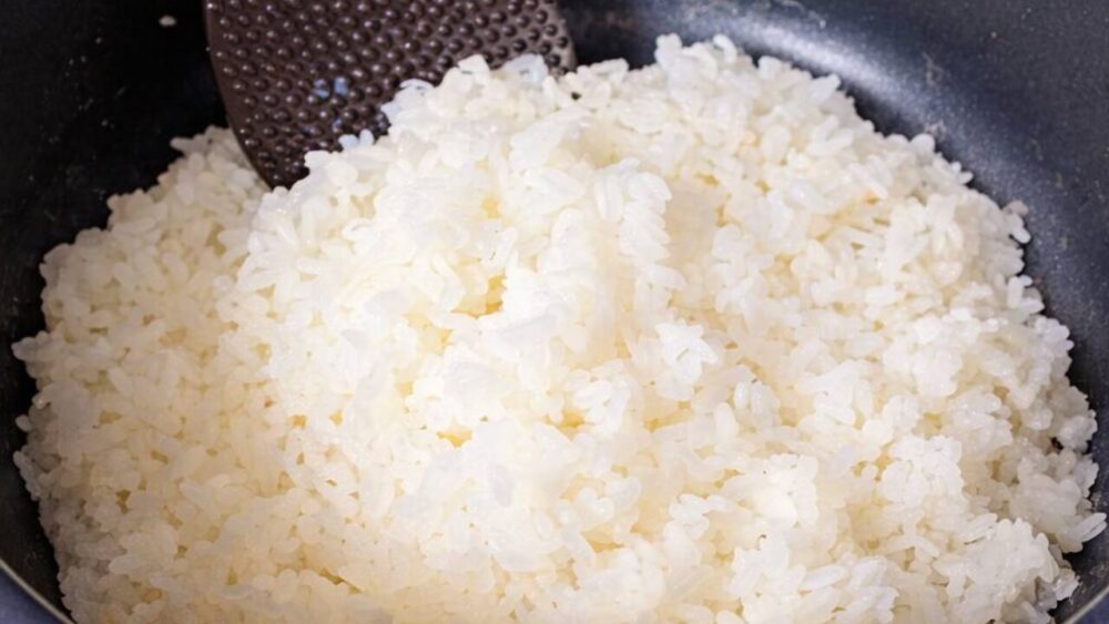 ガスコンロで炊いたご飯