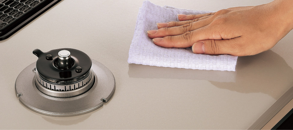 パロマ　ハイパーガラスコート　拭き掃除