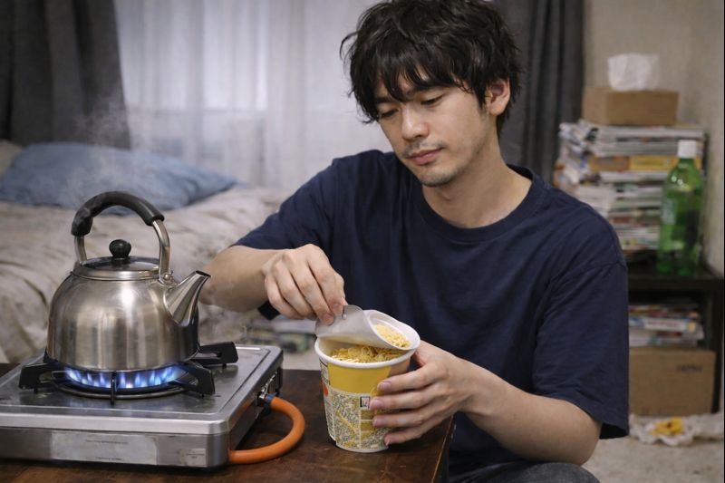 ずぼらな男　イメージ